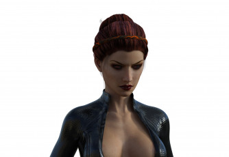 Картинка 3д+графика портрет+ portraits девушка фон взгляд