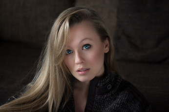 Картинка девушки -unsort+ блондинки лицо взгляд