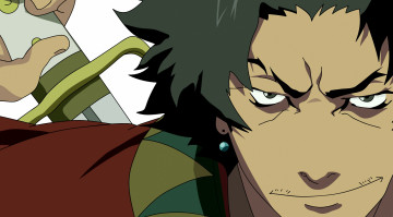 Картинка аниме samurai+champloo mugen самурай меч