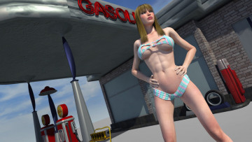 обоя 3д графика, люди , people, фон, взгляд, девушка