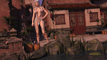 Картинка 3д+графика люди+ people фон взгляд девушка