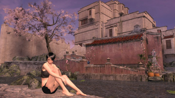 обоя 3д графика, люди , people, взгляд, девушка, фон