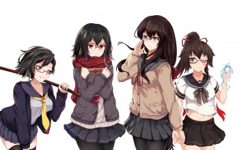 Картинка аниме unknown +другое арт white crow девушки группа