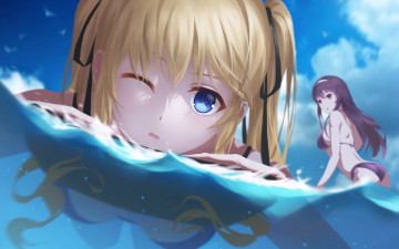 Картинка аниме saenai+heroine+no+sodatekata девочки арт saenai heroine no sodatekata cangkong sawamura spencer eriri kasumigaoka utaha вода