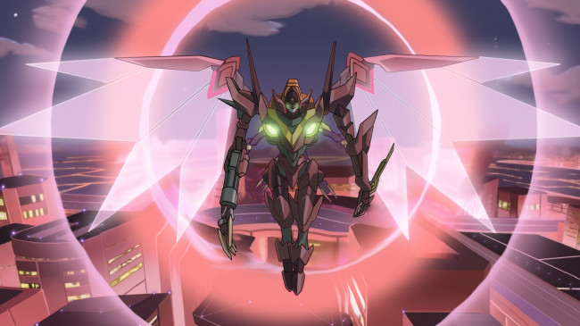 Обои картинки фото аниме, code geass, арт, робот, код, гиасс