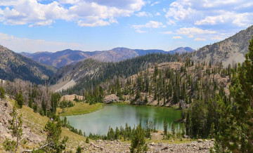 Картинка природа реки озера река лес