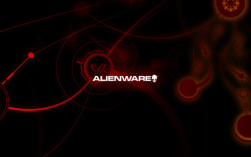 Картинка компьютеры alienware логотип фон