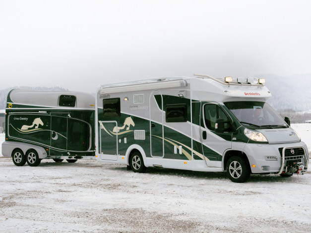 Обои картинки фото fiat dethleffs globe4 cross country concept 2010, автомобили, fiat, 2010, country, cross, globe4, concept, dethleffs