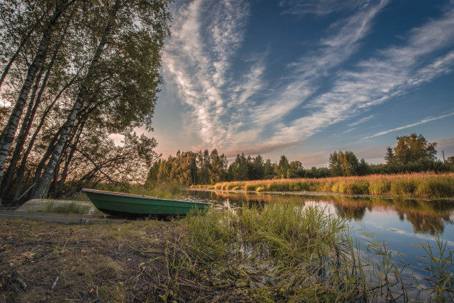 Обои картинки фото корабли, лодки,  шлюпки, река, лес