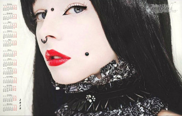 Картинка календари девушки макияж лицо взгляд 2018