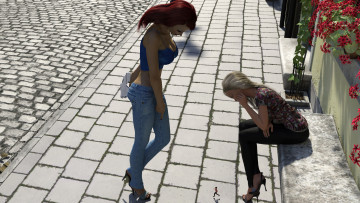 Картинка 3д+графика фантазия+ fantasy фон взгляд девушки