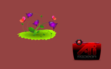 Картинка компьютеры ati логотип фон