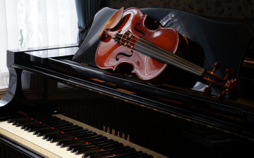 Картинка музыка -музыкальные+инструменты скрипка пианино