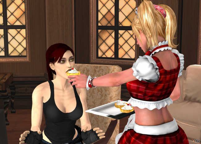 Обои картинки фото 3д графика, люди , people, фон, взгляд, девушки