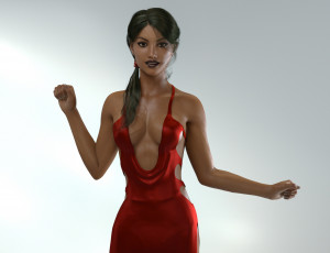 Картинка 3д+графика люди+ people фон взгляд девушка