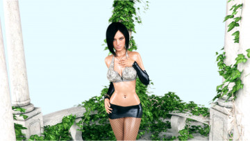 Картинка 3д+графика люди+ people фон взгляд девушка