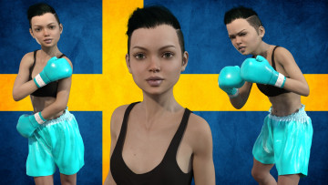 Картинка 3д+графика спорт+ sport фон взгляд девушки