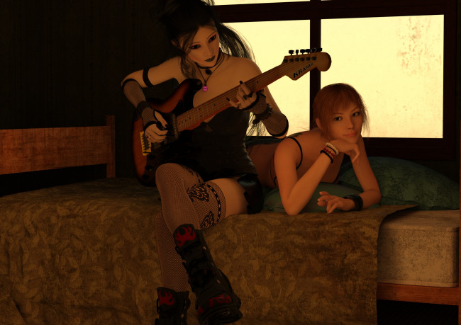 Обои картинки фото 3д графика, люди , people, фон, девушка, взгляд