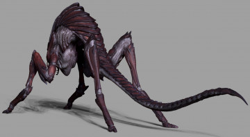 Картинка фэнтези существа мир космос существо монстр alex ries чудище