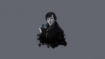 Картинка рисованное кино шерлок