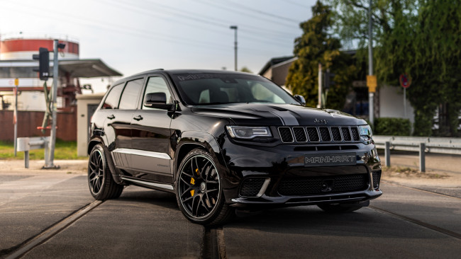 Обои картинки фото 2019 jeep manhart gc 800, автомобили, jeep, черный, manhart, gc, 800, 2019, тюнинг