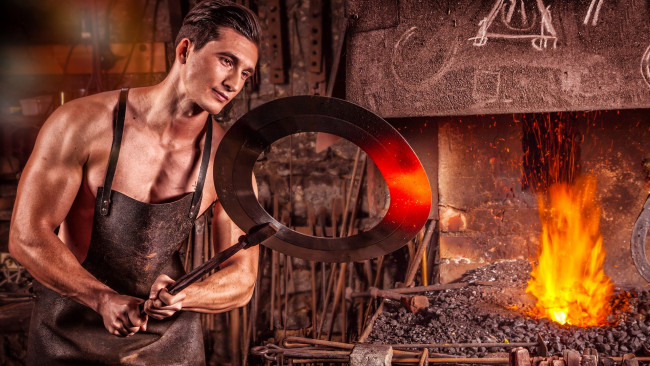 Обои картинки фото мужчины, - unsort, кузнец