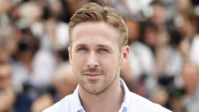 Обои картинки фото мужчины, ryan gosling, лицо, блондин, актер