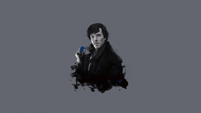 Обои картинки фото рисованное, кино, шерлок