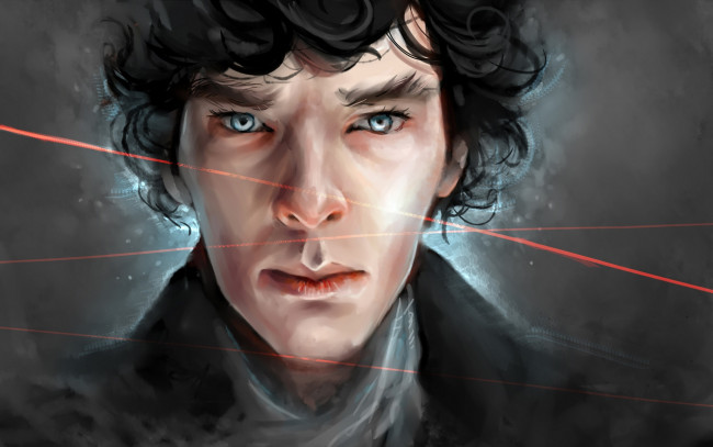 Обои картинки фото рисованное, кино, шерлок