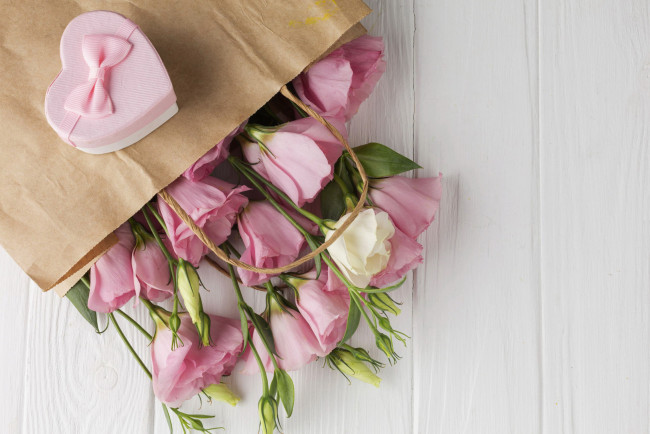 Обои картинки фото цветы, эустома, бутоны