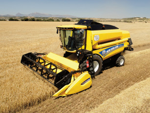 Картинка техника комбайны new holland