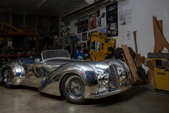 Картинка blastolene+brother+ +randy+grubb автомобили классика blastolene brother randy grubb retro car серебряный гараж автомобиль