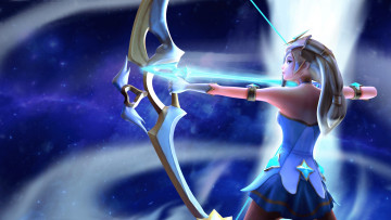 Картинка видео+игры league+of+legends ashe лук