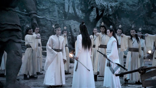 Обои картинки фото кино фильмы, the untamed, лань, ванцзи, цзинь, гуанъяо, заклинатели