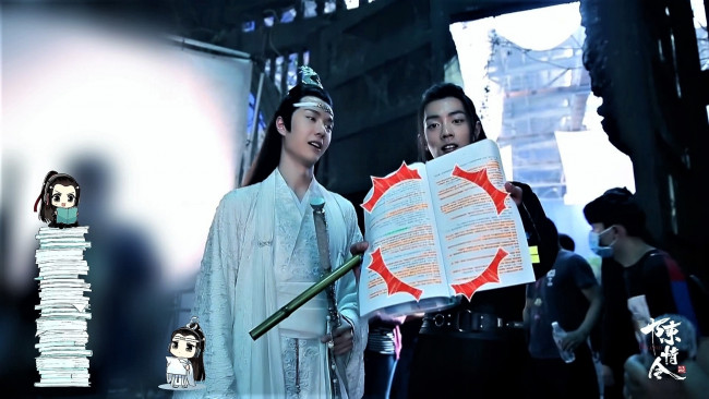 Обои картинки фото разное, знаменитости, ван, ибо, сяо, чжань, сценарий, костюмы