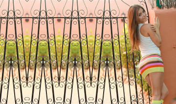 Картинка девушки анастасия+пантелеева+ lily+c +raisa +natalia+e +lily+chey майка юбка улыбка