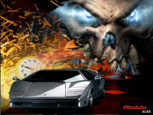 Картинка diablo автомобили lamborghini