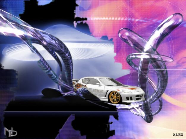 Обои картинки фото rx, автомобили, mazda