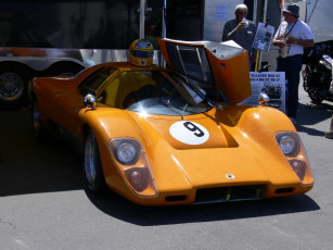 Картинка 1969 mclaren m6b gt автомобили выставки уличные фото