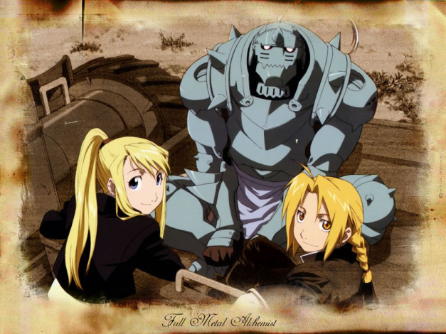 Обои картинки фото аниме, fullmetal, alchemist