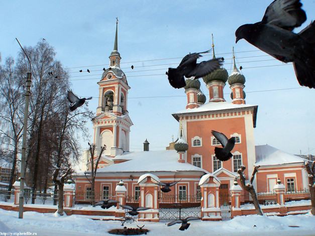 Обои картинки фото кострома, церковь, иоанна, златоуста, города