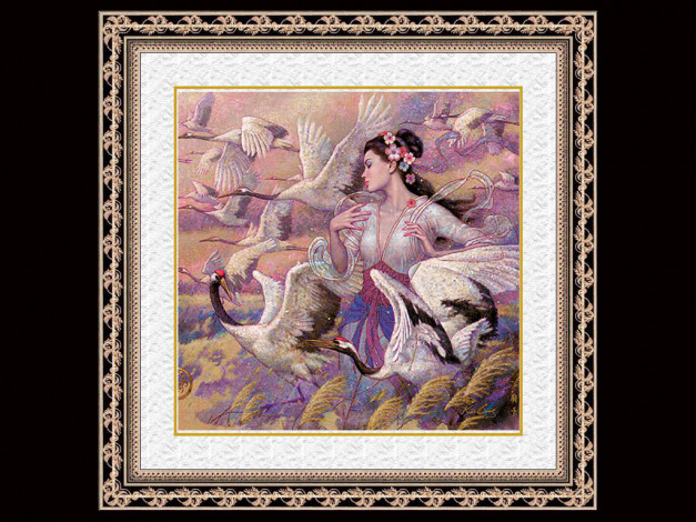 Обои картинки фото рисованные, люди