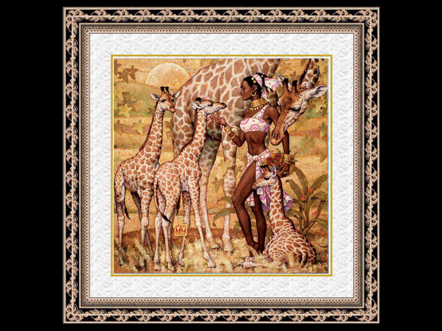 Обои картинки фото рисованные, люди