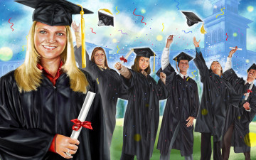 Картинка рисованные люди