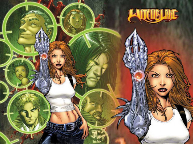 Обои картинки фото witchblade, мультфильмы