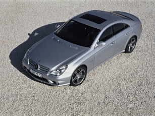 Картинка mercedes benz cls 63 amg 2007 автомобили