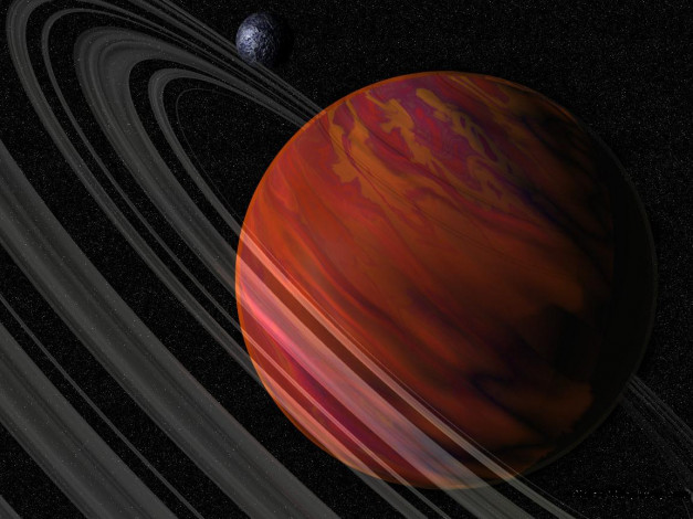 Обои картинки фото космос, сатурн