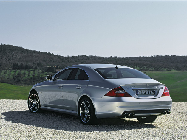 Обои картинки фото mercedes, benz, cls, 63, amg, 2007, автомобили