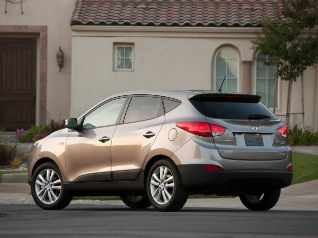 Обои картинки фото tucson, 2010, автомобили, hyundai