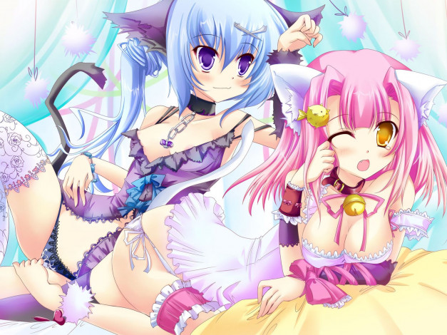 Обои картинки фото аниме, animals